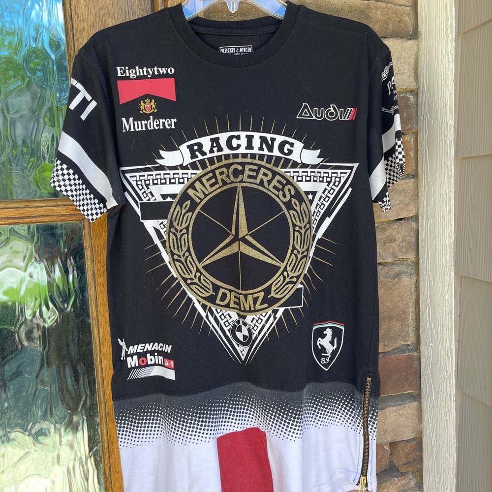 Bleeker and Meeker Merceres Demz Audi Racing T-Shirt Size Large